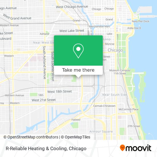 R-Reliable Heating & Cooling map