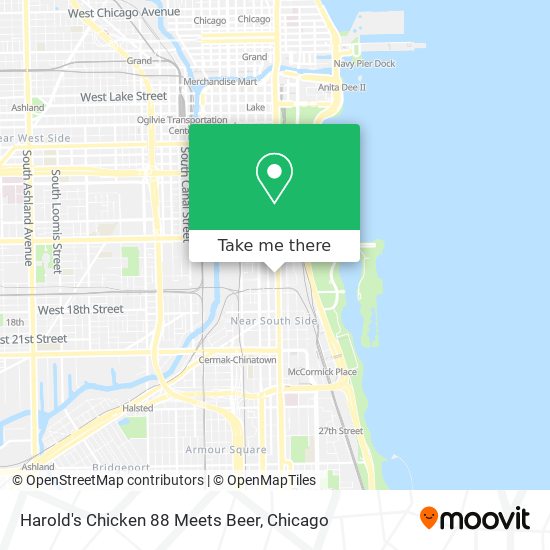 Mapa de Harold's Chicken 88 Meets Beer