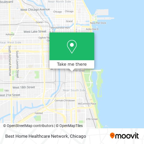 Best Home Healthcare Network map