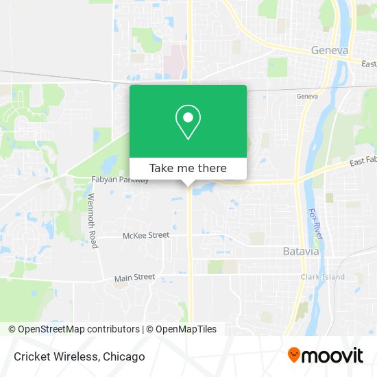 Mapa de Cricket Wireless