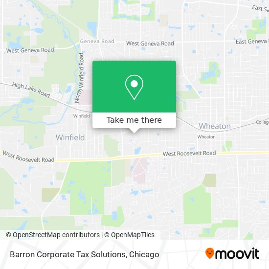 Barron Corporate Tax Solutions map