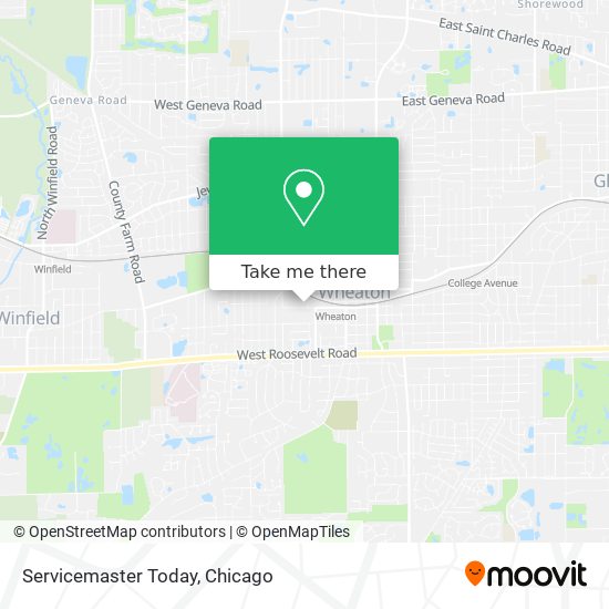 Servicemaster Today map