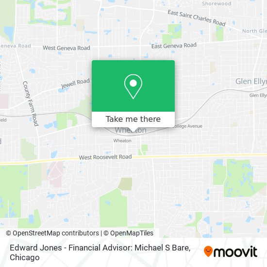 Mapa de Edward Jones - Financial Advisor: Michael S Bare