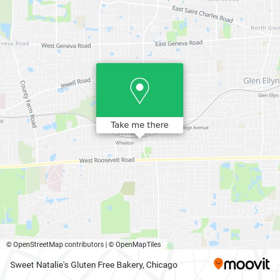 Mapa de Sweet Natalie's Gluten Free Bakery