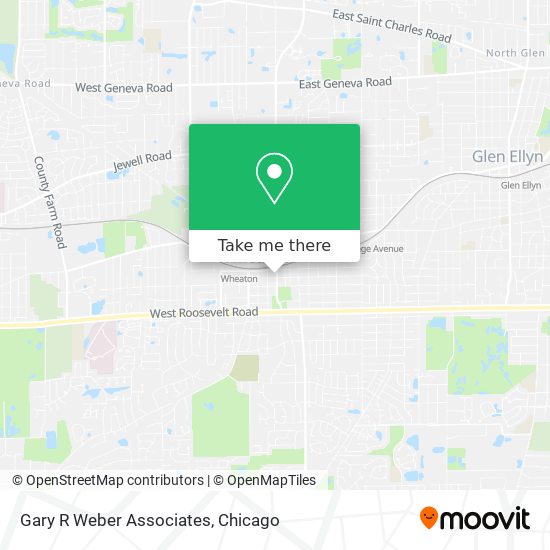 Gary R Weber Associates map