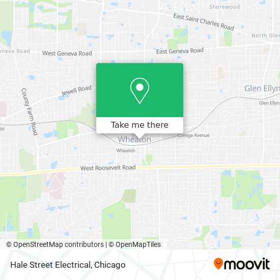 Hale Street Electrical map