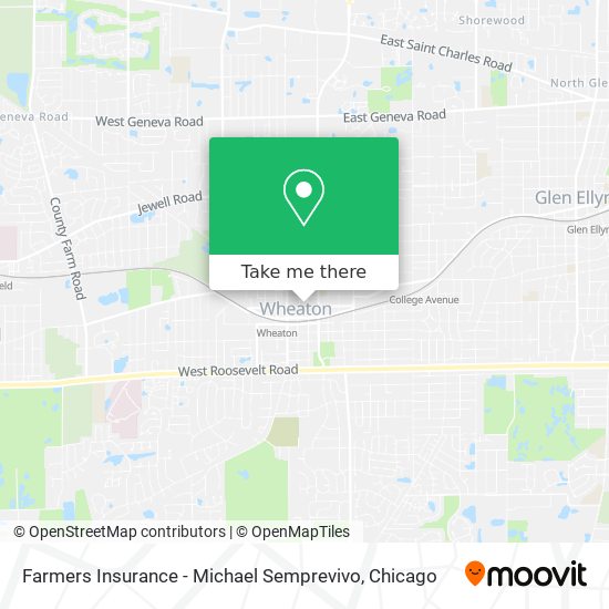 Mapa de Farmers Insurance - Michael Semprevivo
