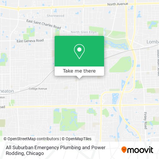 Mapa de All Suburban Emergency Plumbing and Power Rodding