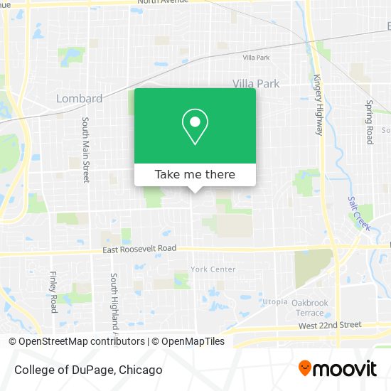 College of DuPage map
