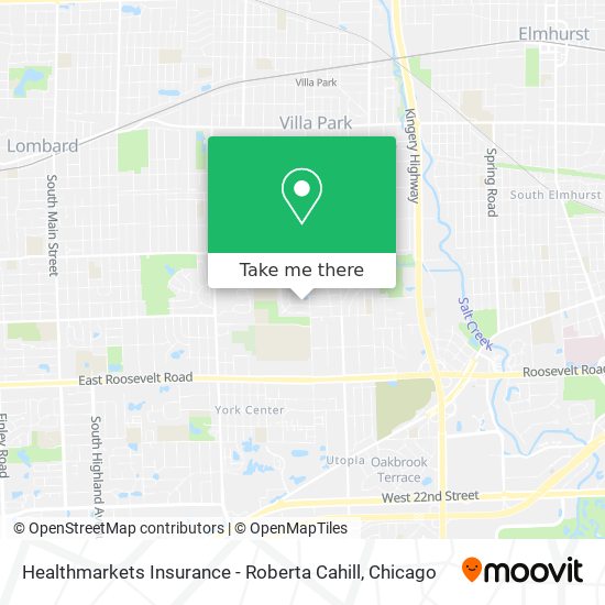 Healthmarkets Insurance - Roberta Cahill map