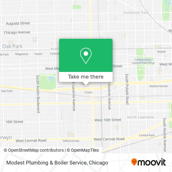 Mapa de Modest Plumbing & Boiler Service