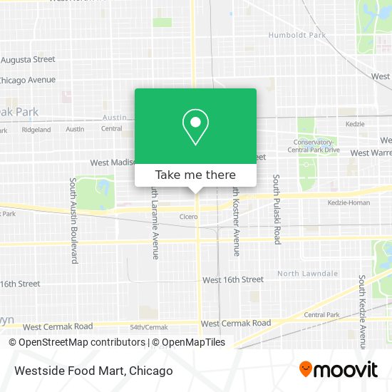 Westside Food Mart map
