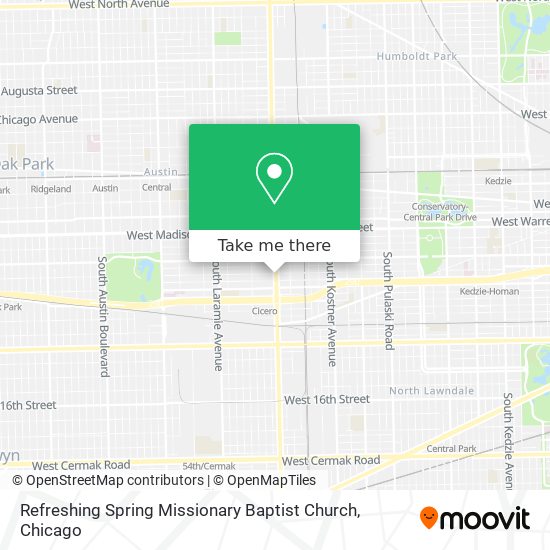 Refreshing Spring Missionary Baptist Church map