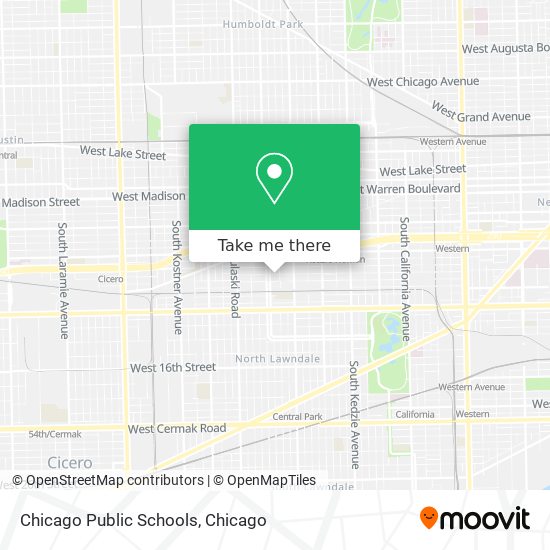 Mapa de Chicago Public Schools