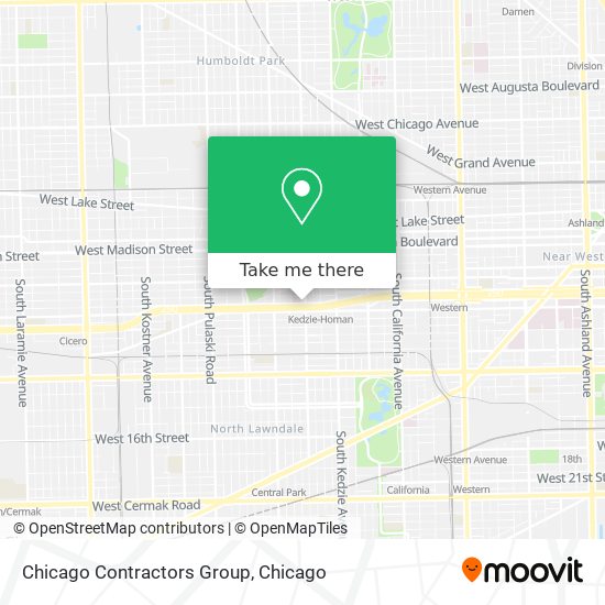 Chicago Contractors Group map