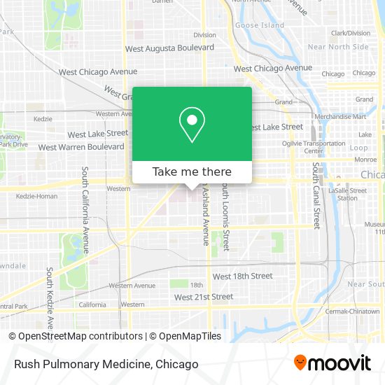 Rush Pulmonary Medicine map