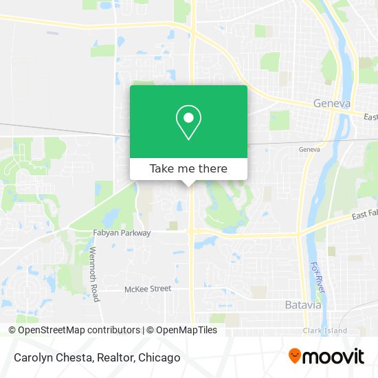 Carolyn Chesta, Realtor map