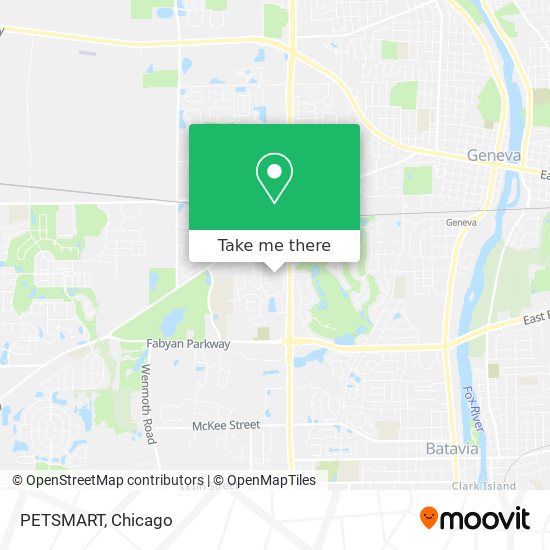 PETSMART map