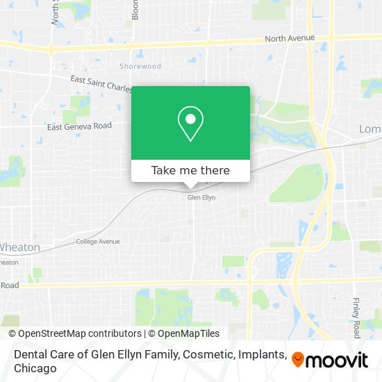 Mapa de Dental Care of Glen Ellyn Family, Cosmetic, Implants