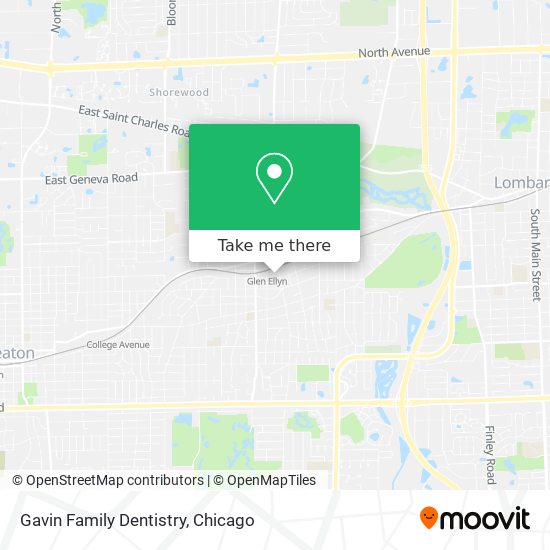 Gavin Family Dentistry map