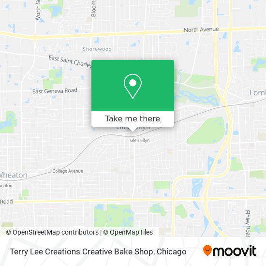 Terry Lee Creations Creative Bake Shop map