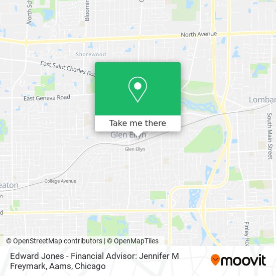 Edward Jones - Financial Advisor: Jennifer M Freymark, Aams map