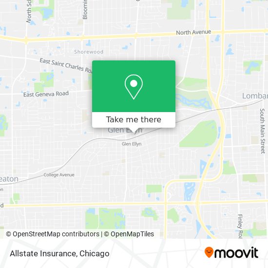 Allstate Insurance map