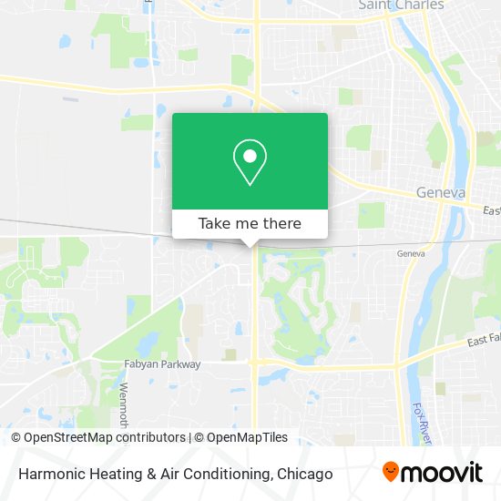 Mapa de Harmonic Heating & Air Conditioning