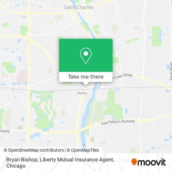 Bryan Bishop, Liberty Mutual Insurance Agent map