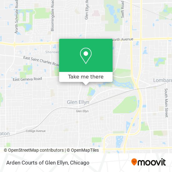 Mapa de Arden Courts of Glen Ellyn