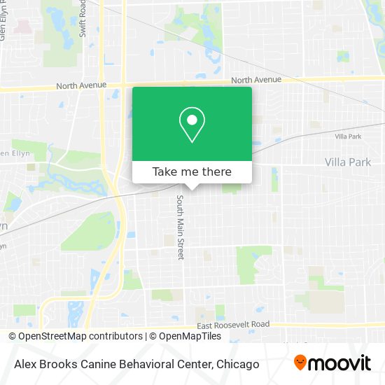 Alex Brooks Canine Behavioral Center map