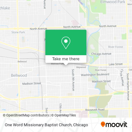 Mapa de One Word Missionary Baptist Church