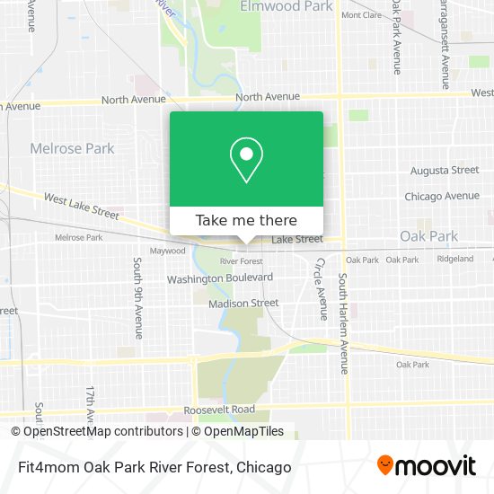 Mapa de Fit4mom Oak Park River Forest