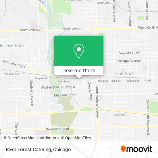 River Forest Catering map