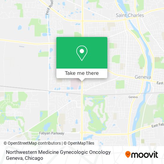 Northwestern Medicine Gynecologic Oncology Geneva map