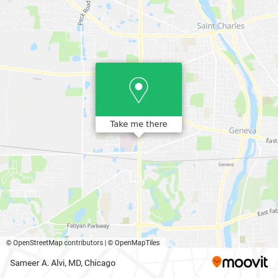 Sameer A. Alvi, MD map