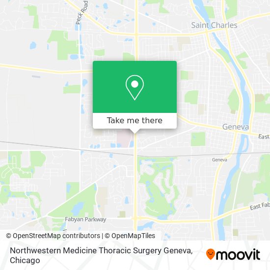 Northwestern Medicine Thoracic Surgery Geneva map