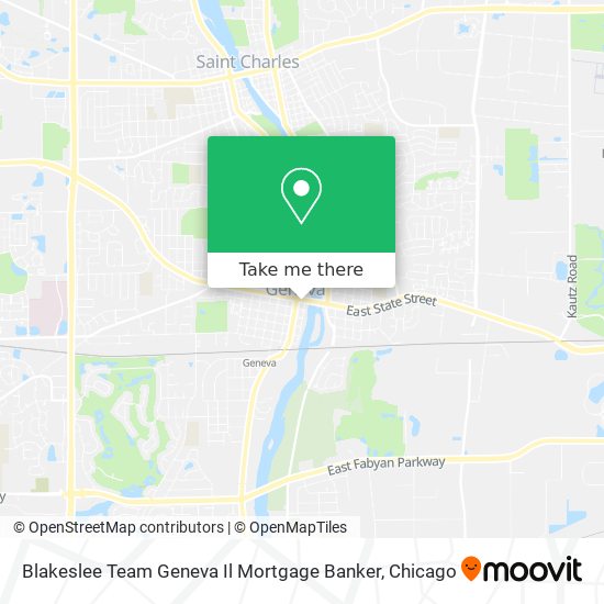 Mapa de Blakeslee Team Geneva Il Mortgage Banker