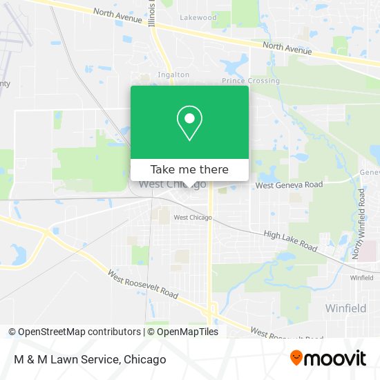M & M Lawn Service map