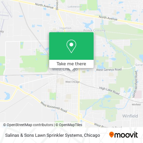 Mapa de Salinas & Sons Lawn Sprinkler Systems