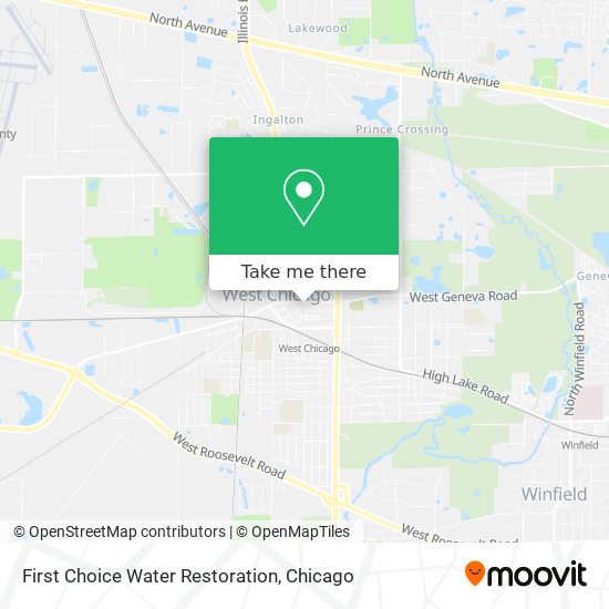 First Choice Water Restoration map