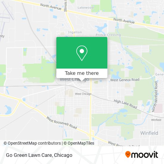 Go Green Lawn Care map