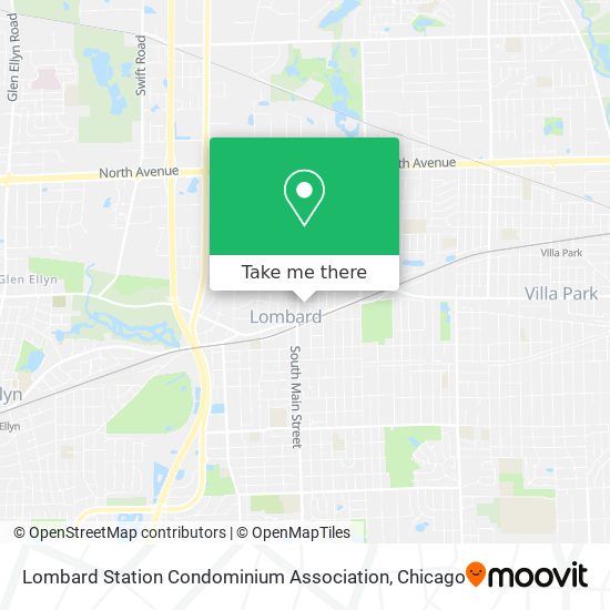 Lombard Station Condominium Association map