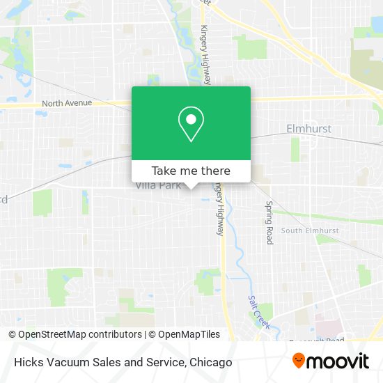 Hicks Vacuum Sales and Service map