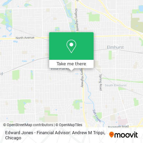 Mapa de Edward Jones - Financial Advisor: Andrew M Trippi