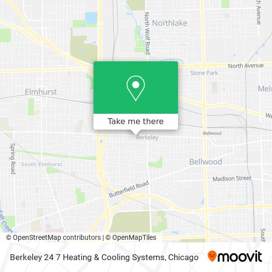 Berkeley 24 7 Heating & Cooling Systems map