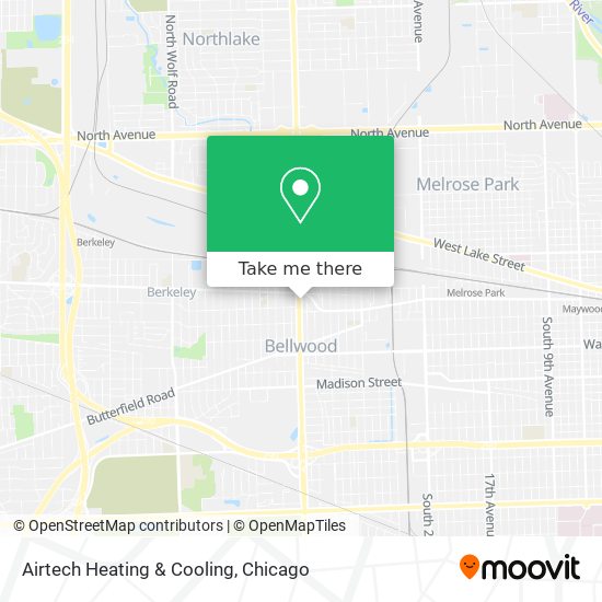 Airtech Heating & Cooling map