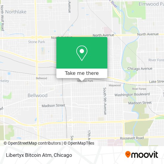 Mapa de Libertyx Bitcoin Atm