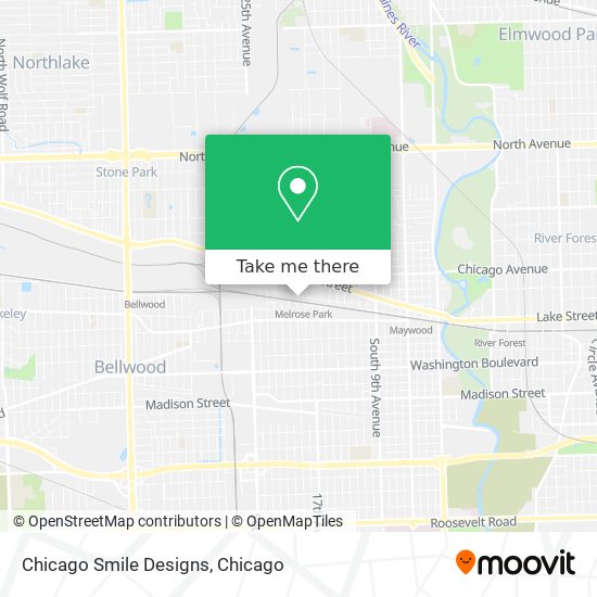 Chicago Smile Designs map