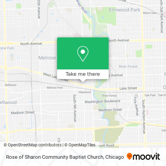 Mapa de Rose of Sharon Community Baptist Church